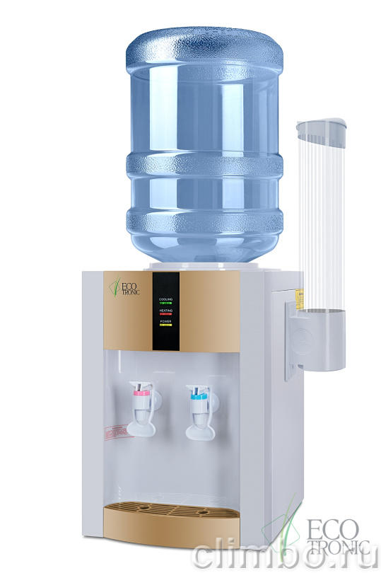 Кулер для воды Ecotronic H1-TE Gold с электронным охлаждением — фото товара