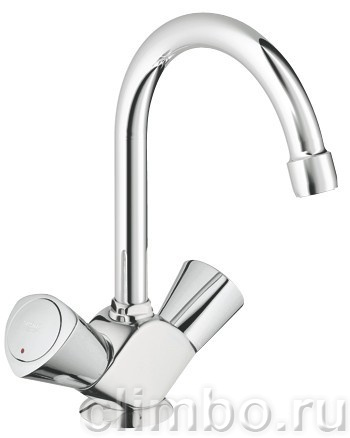 Смеситель для раковины GROHE Costa S с донным клапаном, 21257001 — фото товара