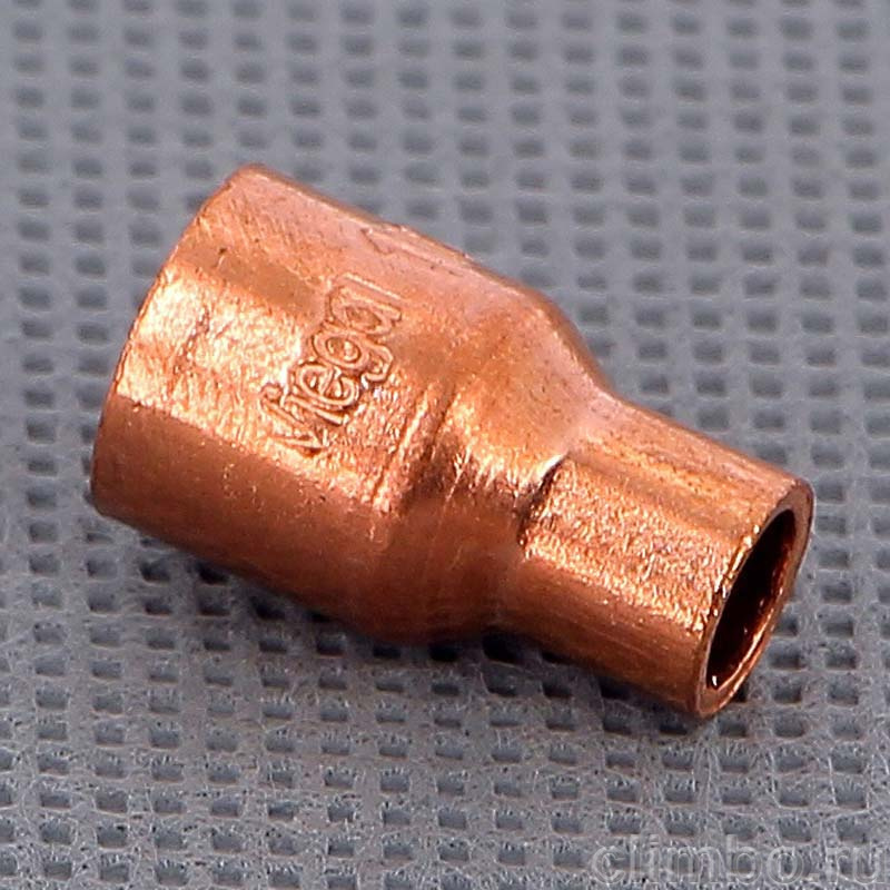 Муфта редукционная двухраструбная пайка 10х6, VIEGA — фото товара