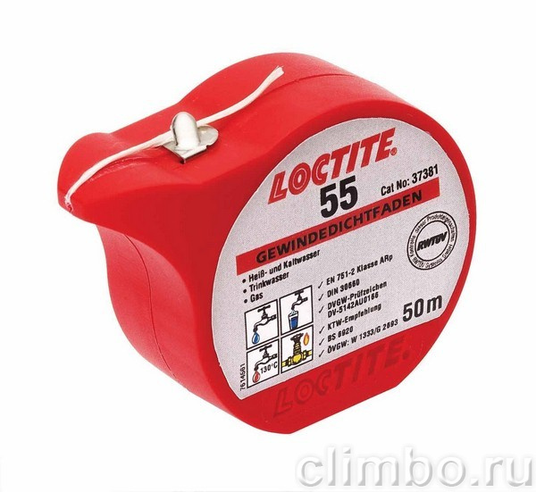 Уплотнительная нить "Loctite 55" 50  м — фото товара
