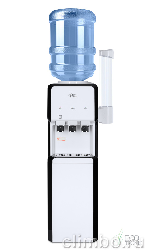 Кулер Ecotronic V33-LCE white-black со шкафчиком — фото товара