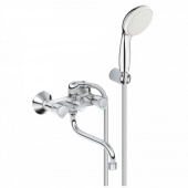 Смеситель универсальный GROHE Costa S с душевым гарнитуром New Tempesta 100, один режим, 9,5 л/мин, хром (2679210A) — фото, характеристики, купить в TOMSK-CLIMBO