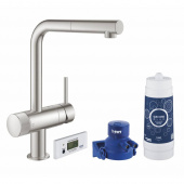 Смеситель для кухни GROHE Blue Pure Minta, суперсталь (30382DC0) — фото, характеристики, купить в TOMSK-CLIMBO