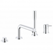 Смеситель для ванны GROHE Concetto New на 4 отверстия с ручным душем и переключателем, хром (19576002) — фото, характеристики, купить в TOMSK-CLIMBO