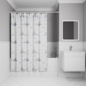 Штора для ванной, 200x180 см, Полиэстер, IDDIS, BO02P18i11 — фото, характеристики, купить в TOMSK-CLIMBO
