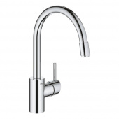Смеситель для кухни GROHE Concetto New с высоким изливом, хром (32663003) — фото, характеристики, купить в TOMSK-CLIMBO