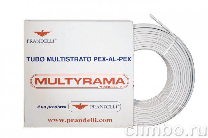Prandelli Multyrama 20х2,0 (0,2) (бухта 100м) труба металлопластиковая — фото товара