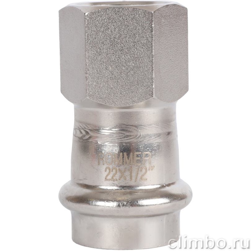 Переходник-ВР, 22х1/2, из нержавеющей стали прессовой — фото товара